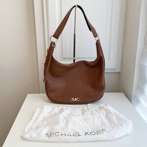 Michael Kors Brown Leather Shoulder Bag